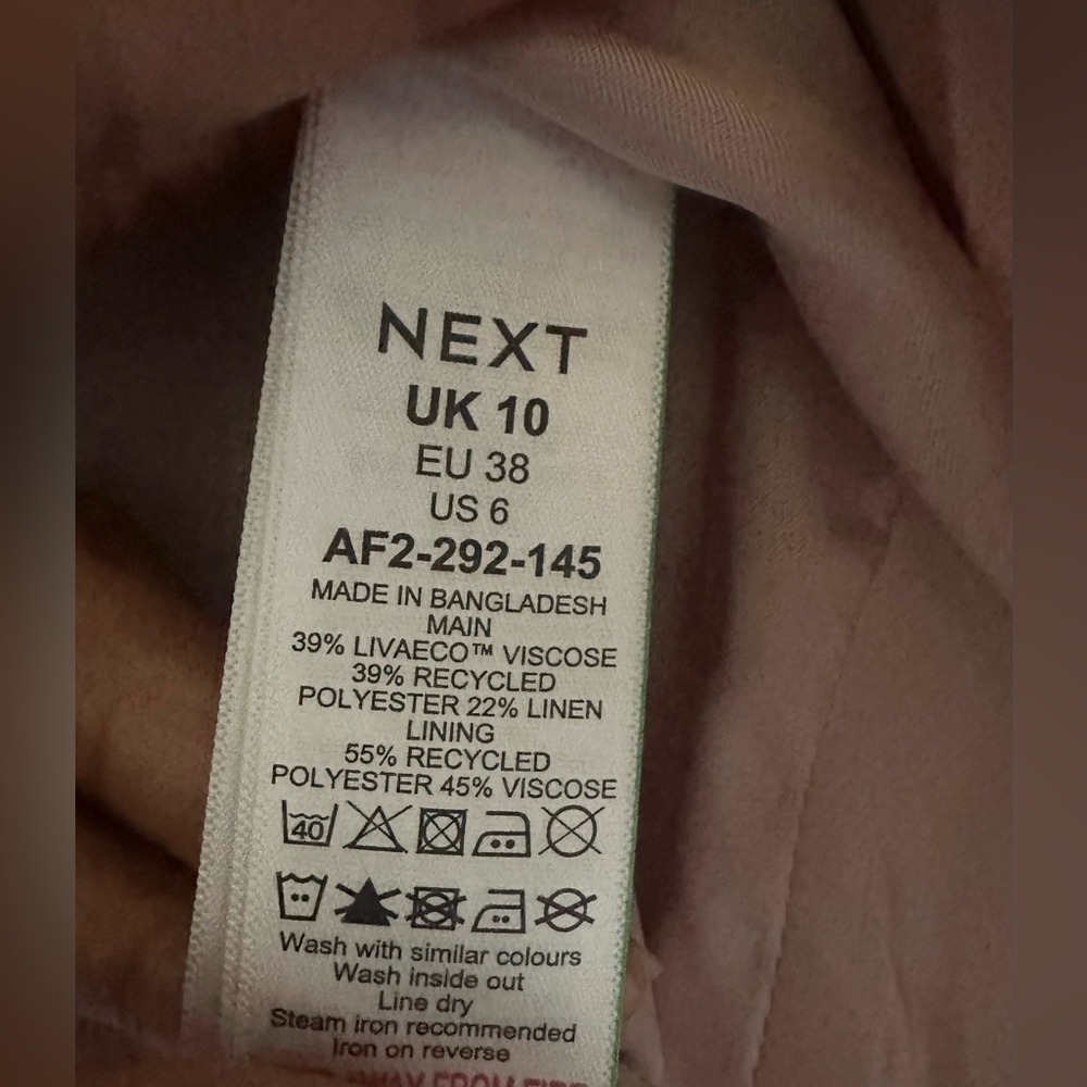 Black/white striped Linen Blend Blazer NWOT - Picture 15 of 17
